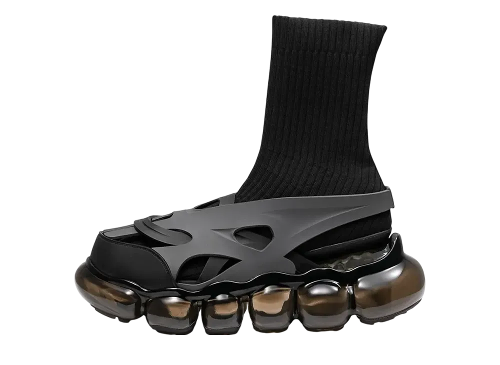 グラウンズ ジュエリー クラフト レイヤー ニット "ブラック/ブラック"