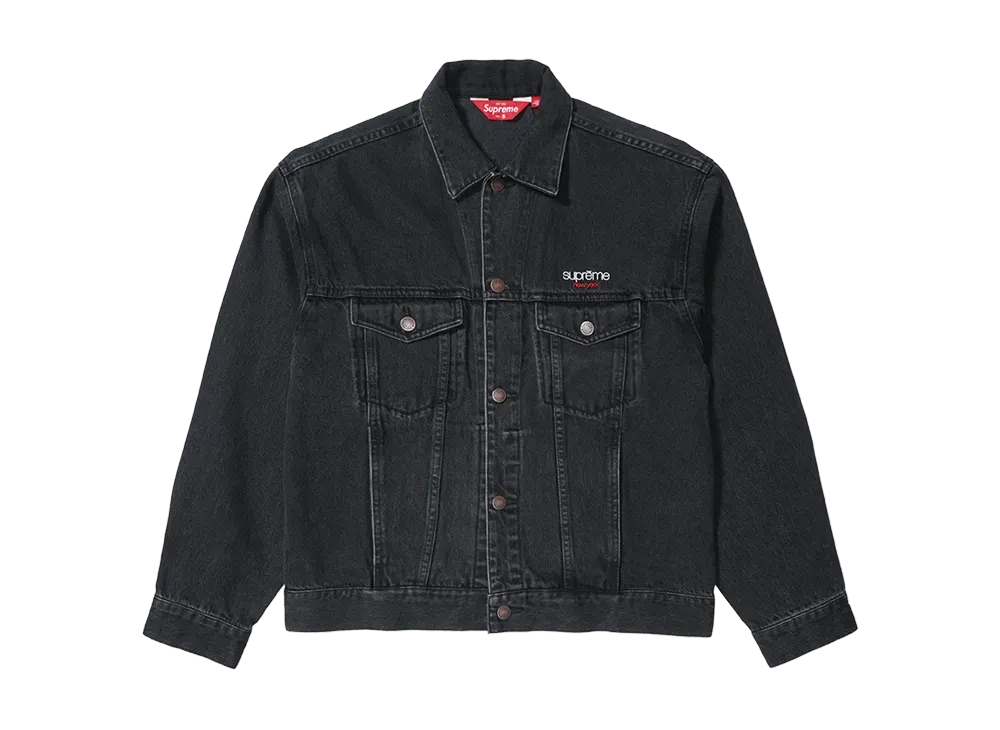 Supreme Denim Trucker Jacket "Black" (25SS)