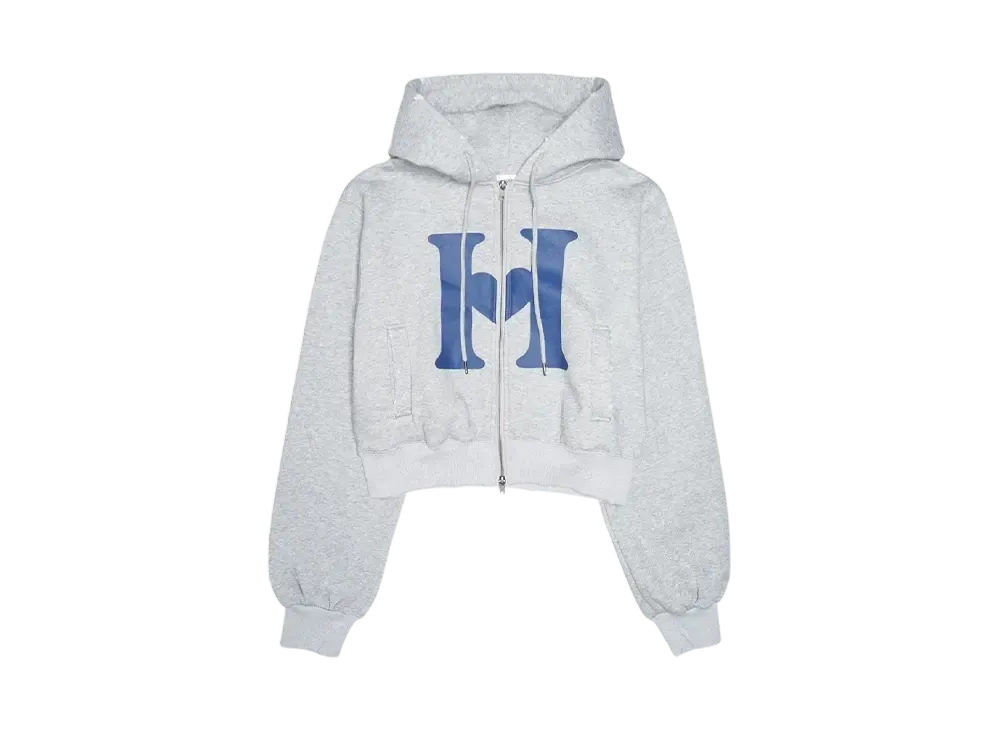 HTH H Logo Zip Hoodie "GRAY"