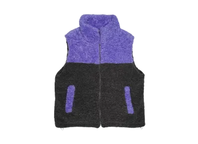 HTH boa vest "PURPLExGRAY"