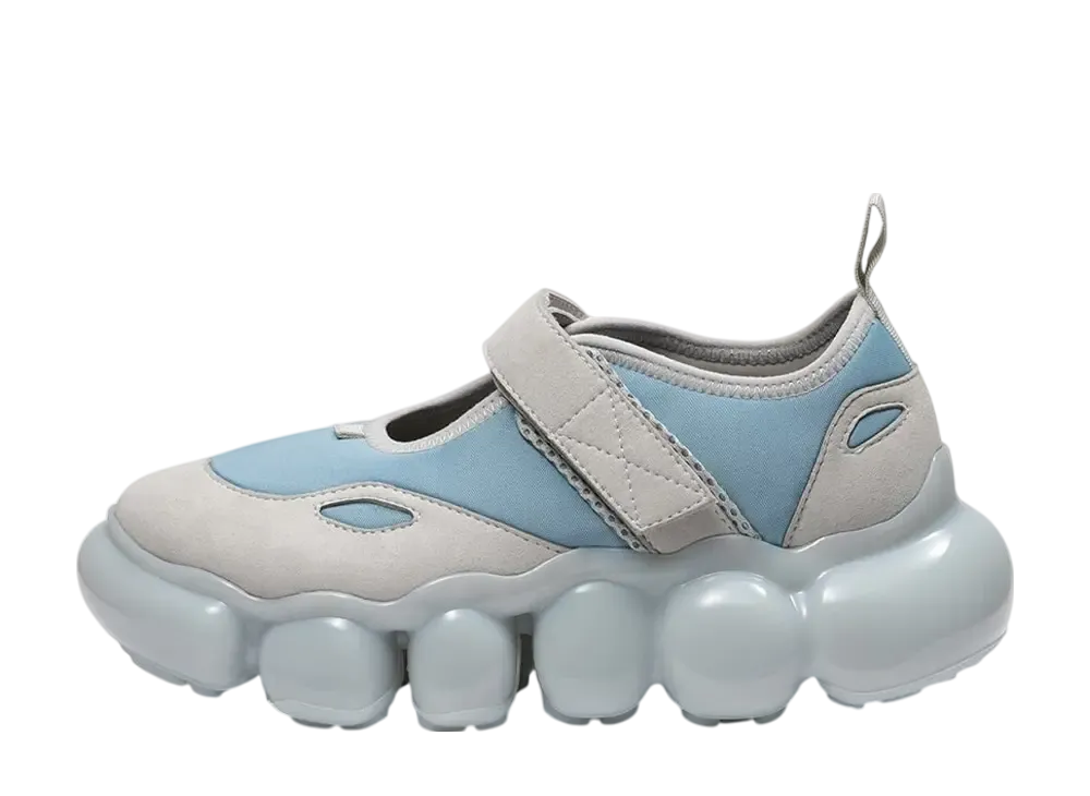 グラウンズ ウィメンズ ジュエリー メリージェーン "ライトインディゴ/アイスグレーソリッド"