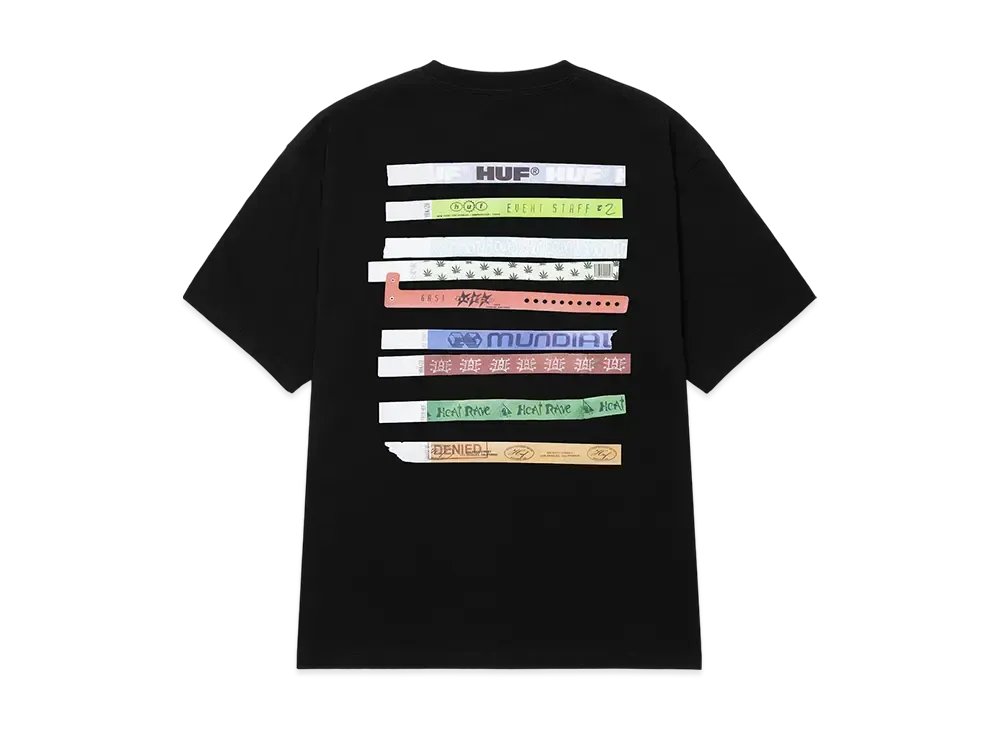 HUF Summer 25 Admission Tee "Black"