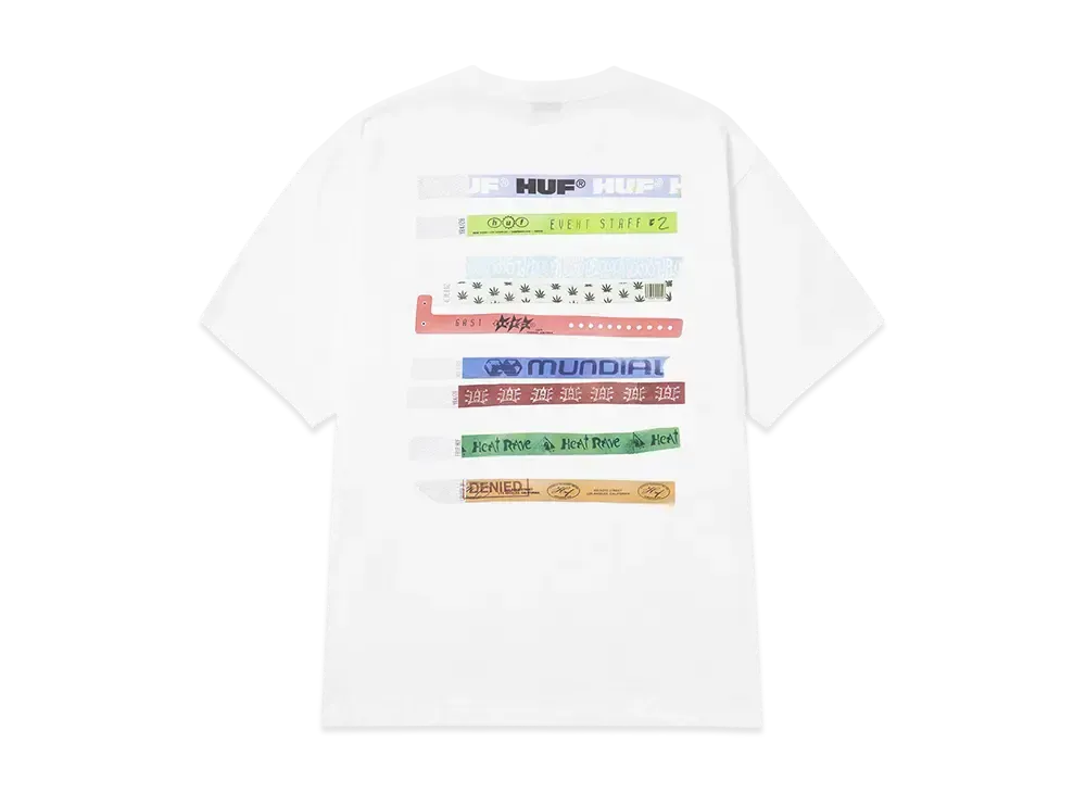 HUF Summer 25 Admission Tee "White"