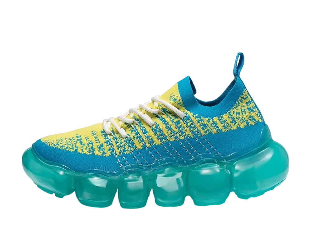 グラウンズ ジュエリー ピクセル "イエローブルー/ネオンブルー"