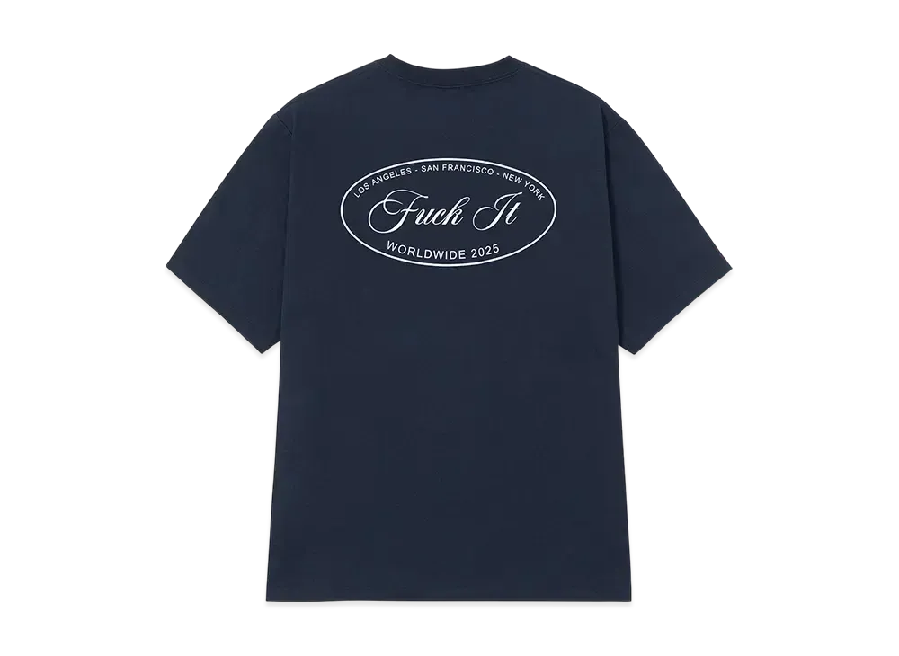 HUF Summer 25 Atelier Crest Tee "Navy"