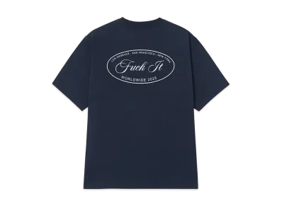 HUF Summer 25 Atelier Crest Tee "Navy"