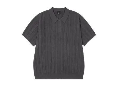 HUF Summer 25 Huf Polo Top "Charcoal"