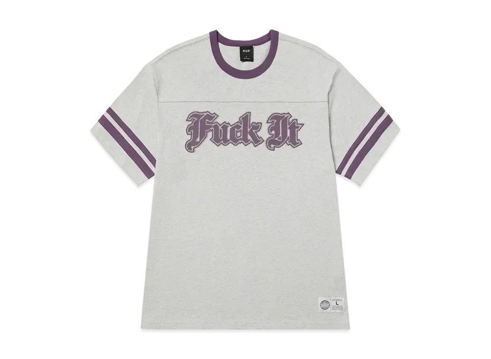 HUF Summer 25 Ives Football Shirt "Heather Grey"