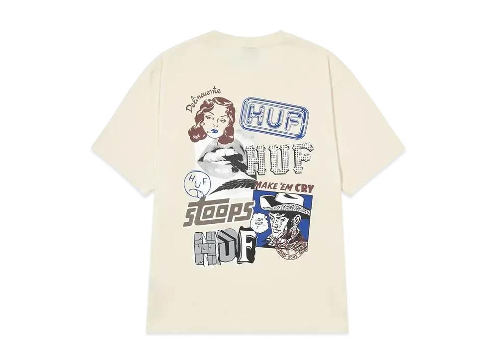 HUF Summer 25 Mash Up Tee "Natural"