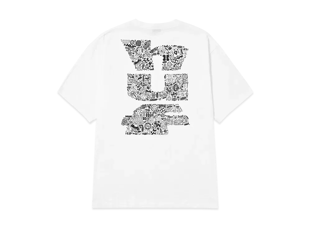 HUF Summer 25 Metablast Tee "White"