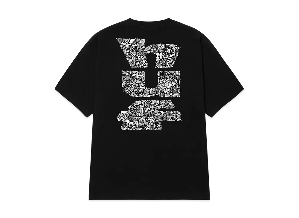 HUF Summer 25 Metablast Tee "Black"