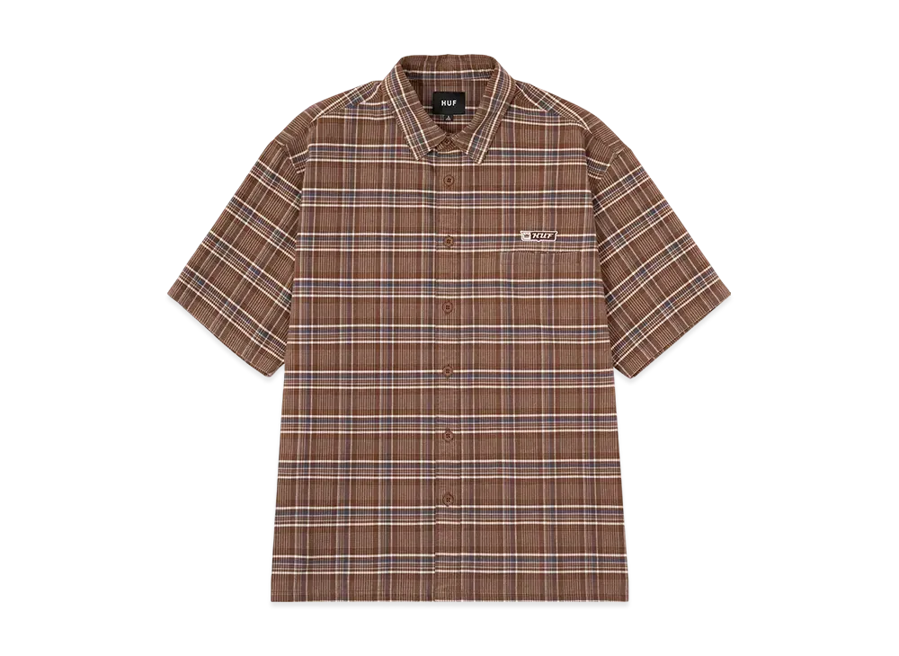 HUF Summer 25 Millennium Plaid Ombre Shirt "Sierra"