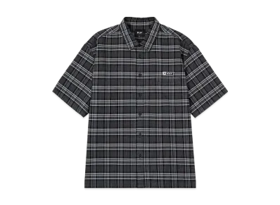 HUF Summer 25 Millennium Plaid Ombre Shirt "Black"