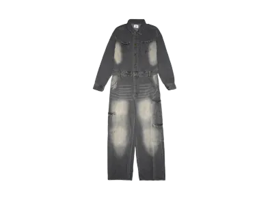 HTH jump denim suit "BLACK BASE"