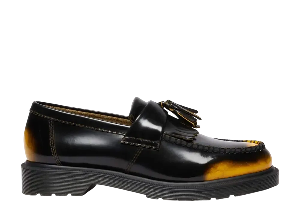 Dr.Martens Adrian Tassel Loafer "Black/DMS Yellow"