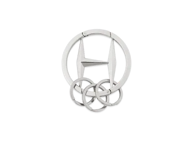 HUF Summer 25 Emblem Keychain "Silver"