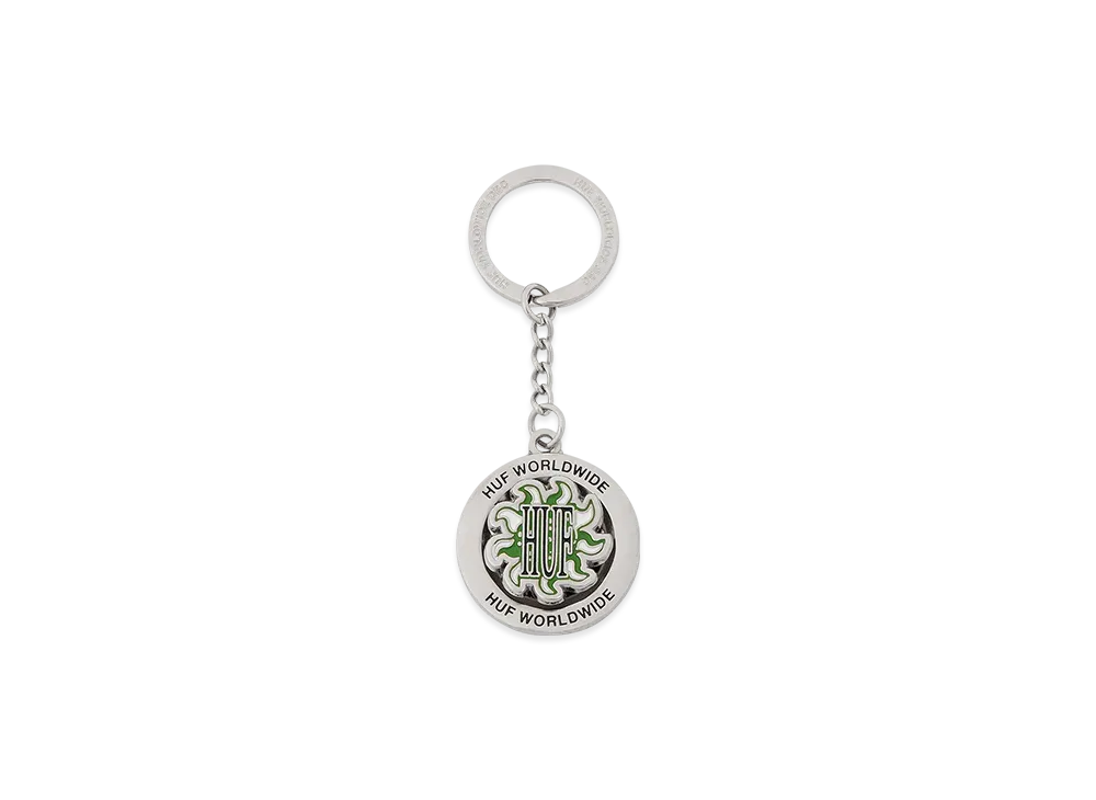 HUF Summer 25 Apollo Spinning Keychain "Silver"