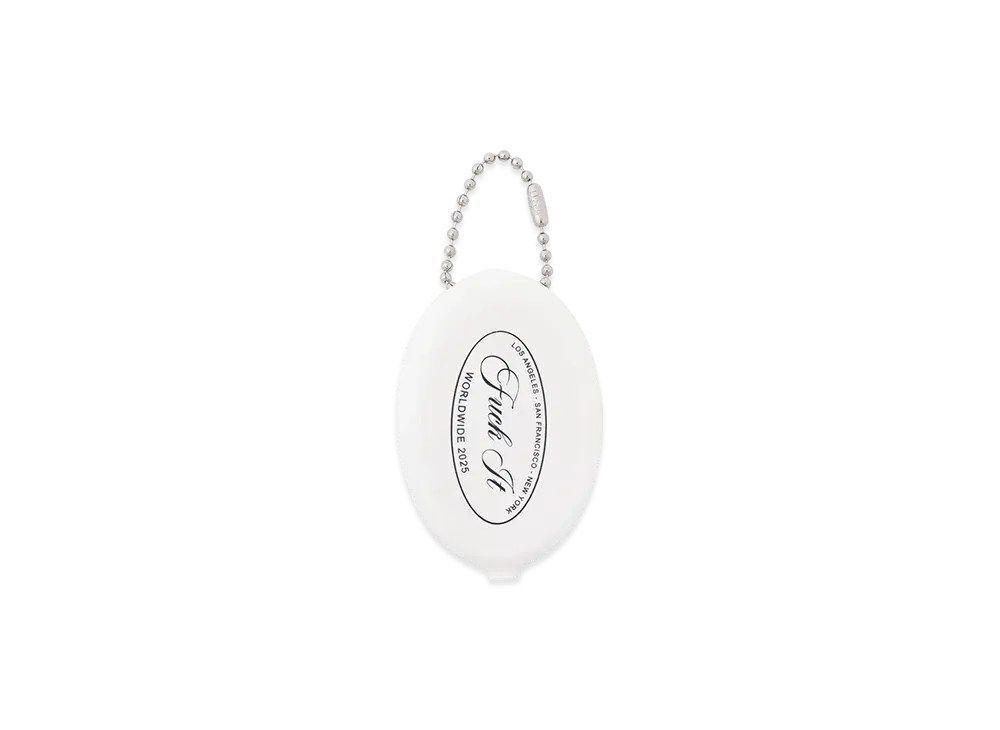 HUF Summer 25 Atelier Crest Coin Case "White"