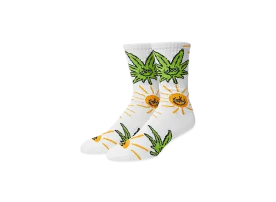 HUF Summer 25 Sunny Buddy Socks "White"