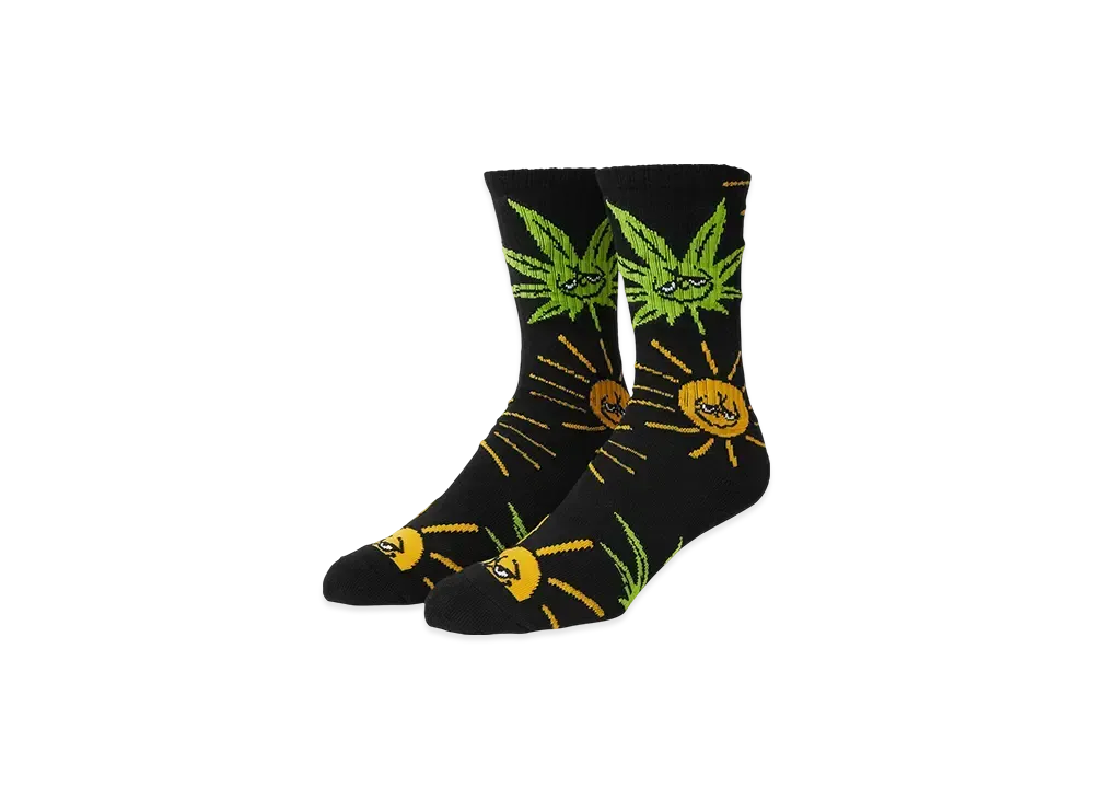 HUF Summer 25 Sunny Buddy Socks "Black"