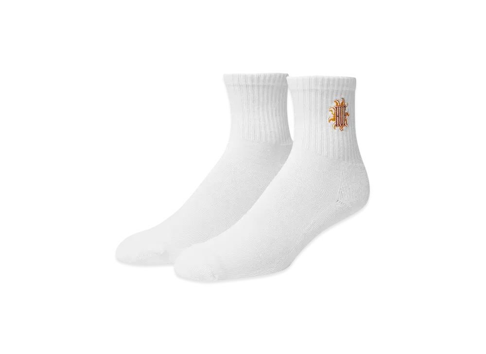 HUF Summer 25 Apollo 1/4 Socks "White"