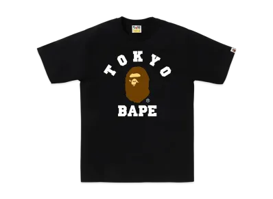 A BATHING APE Tokyo College Tee "Black"