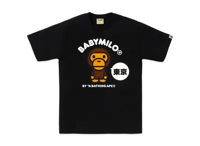 A BATHING APE Tokyo Baby Milo Tee "Black"