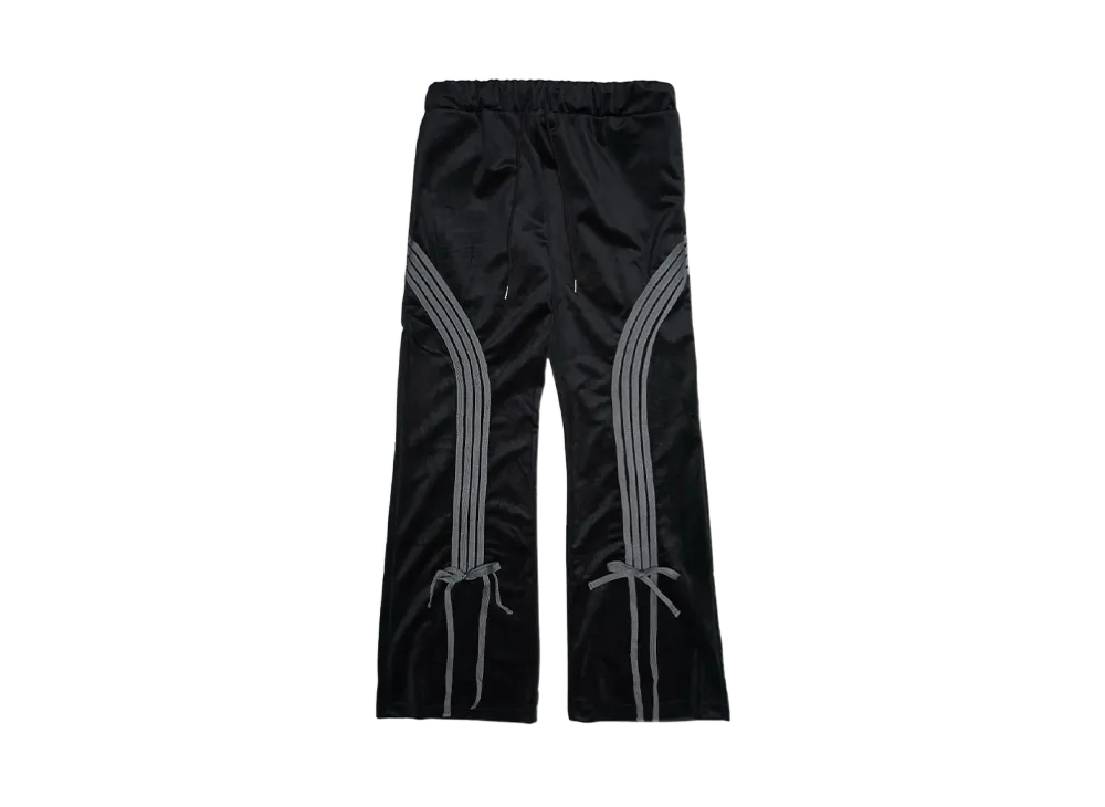 HTH velor track pants "BLACK"