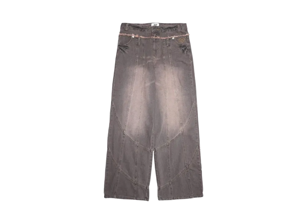 HTH switching denim "BROWN"