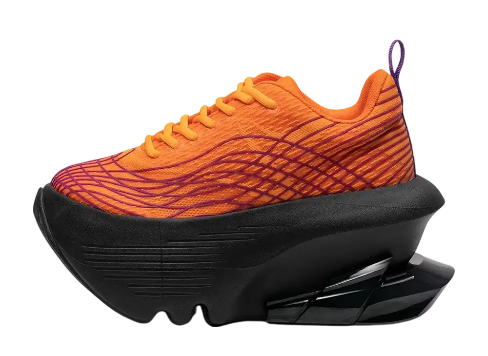 グラウンズ ジョグ ビジョン ダイナモ "ネオンオレンジパープル/ブラック"