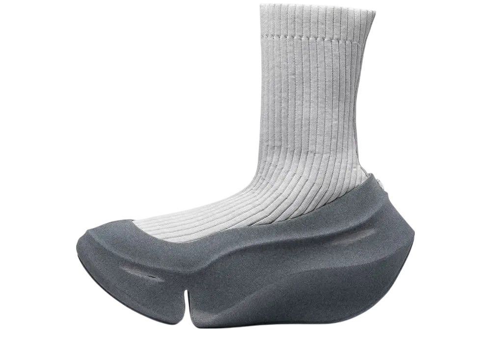 グラウンズ ウィメンズ オルカ リブ ソックス "グレー/グレー"