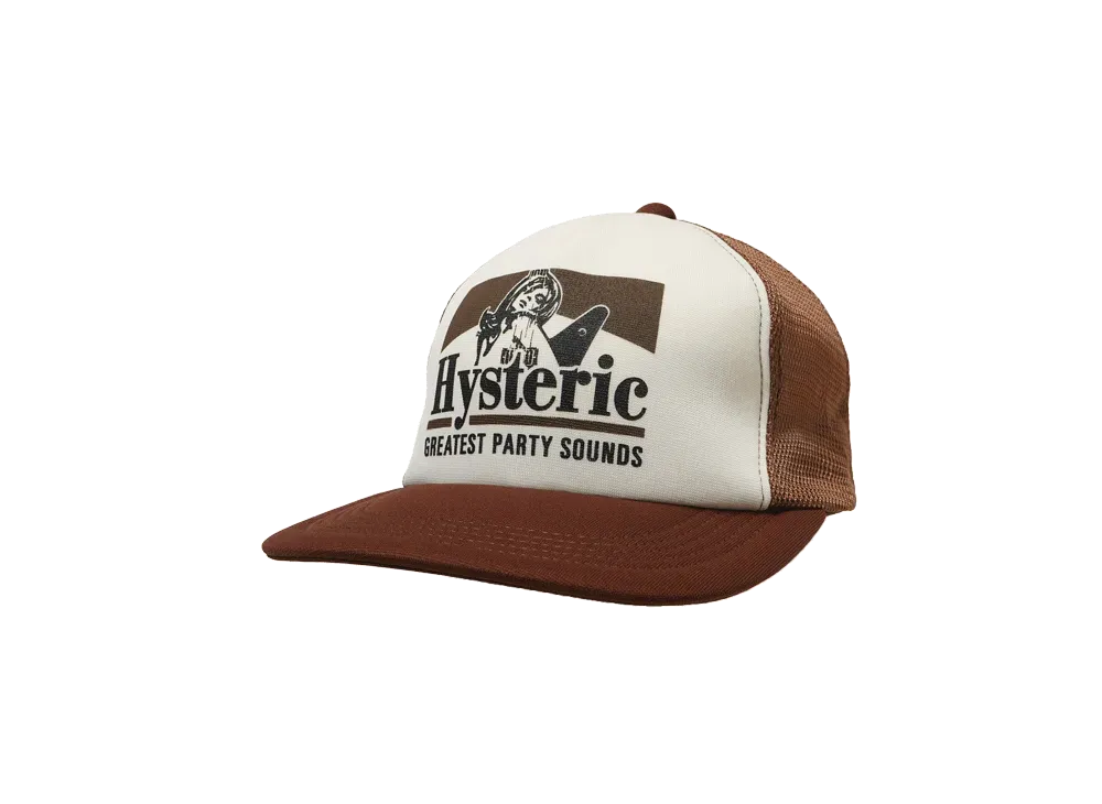 HYSTERIC GLAMOUR Guitar Girl Mesh Cap HYSTERIC GLAMOUR Guitar Girl Mesh Cap