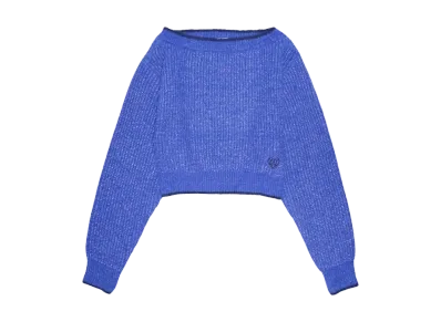 HTH off shoulder knit "BLUE"