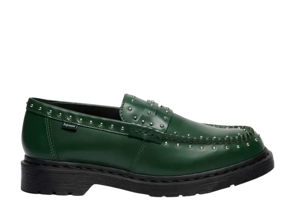 Supreme × Dr.Martens Studded Penton Loafer "Dark Green" 25SS Week 13
