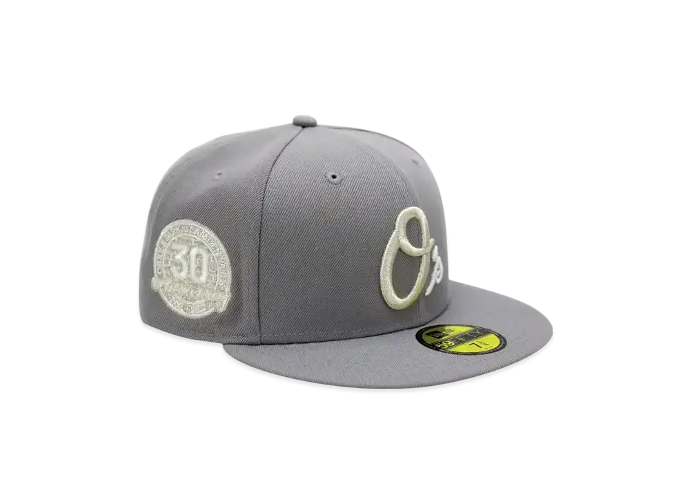 NEW ERA x THE CAP 'Soul Train' 59Fifty Baltimore Orioles "Gray"