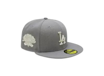 NEW ERA x THE CAP 'Soul Train' 59Fifty Los Angeles Dodgers "Gray"
