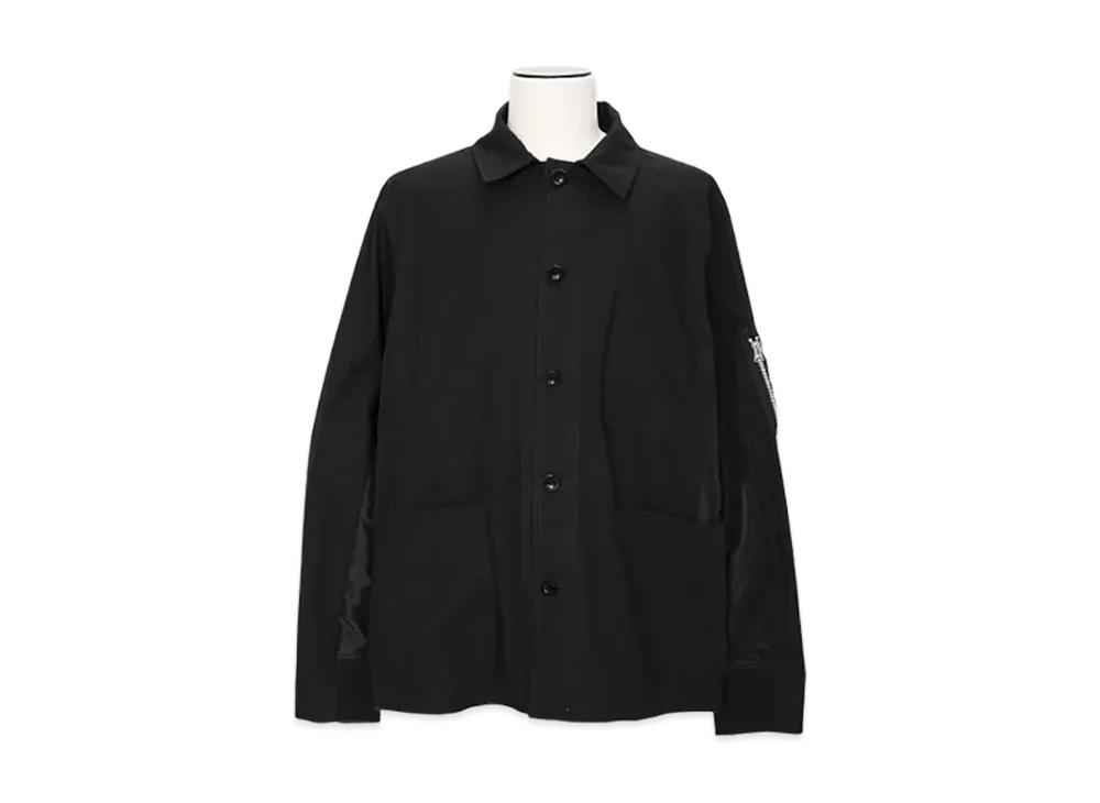 sacai Cotton Nylon Oxford Jacket 