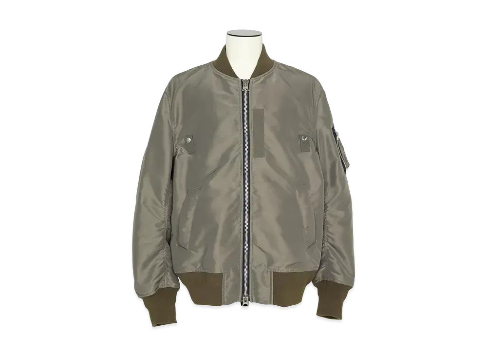 sacai Nylon Twill Blouson "Taupe"