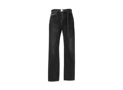 sacai Straight Denim Pants "Black"