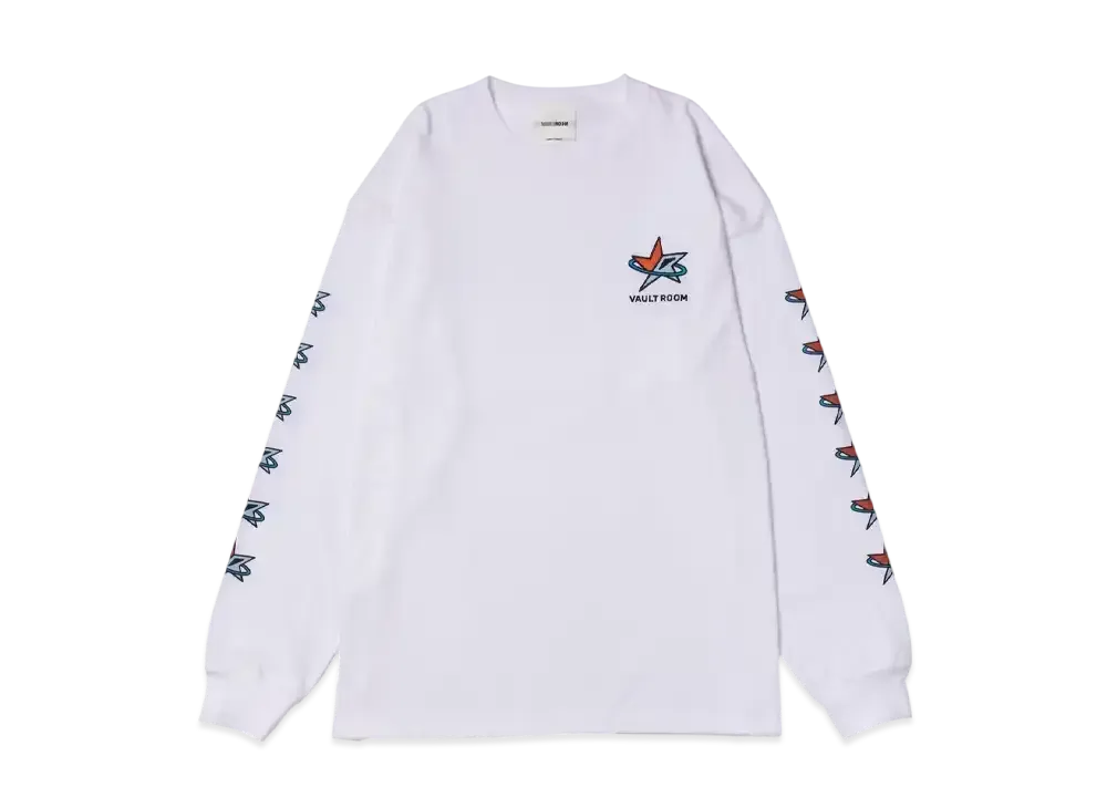 VAULTROOM Star Logo L/S Tee "White"