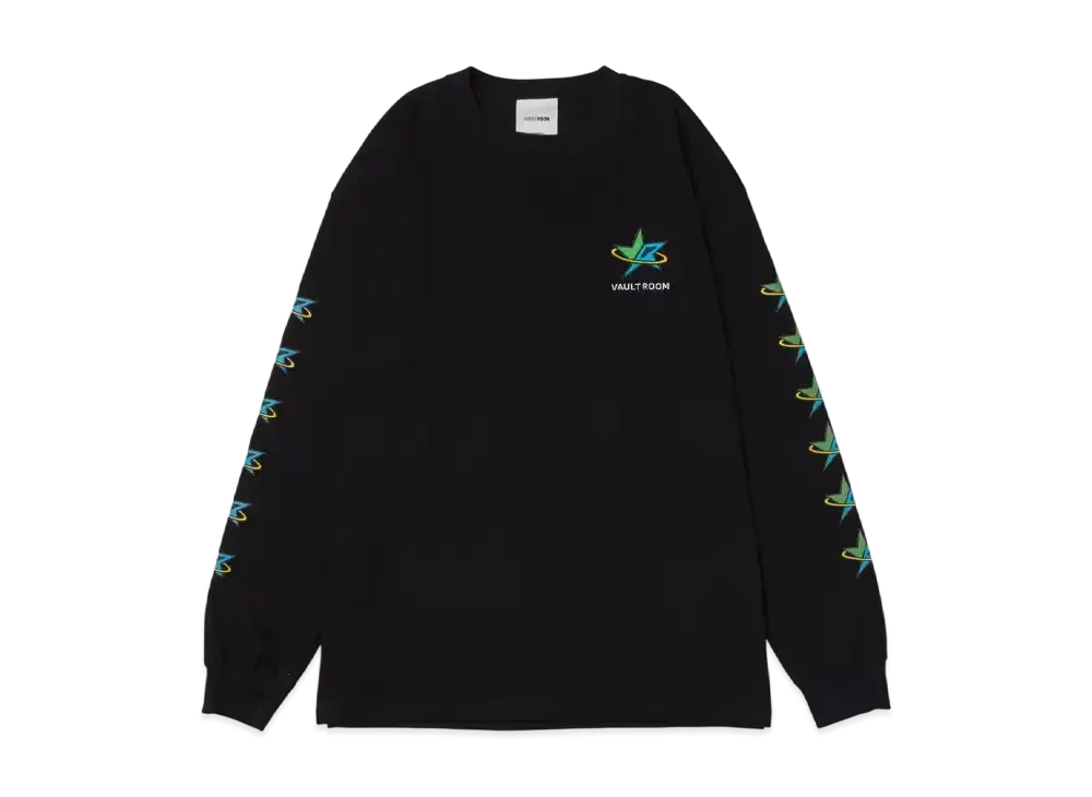 VR × LAPKARU L/S TEE / BLACK – VAULTROOM Vaultroom VR ROOM WEAR