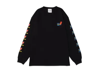 VAULTROOM Fire Logo L/S Tee "Black"