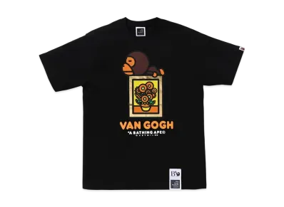 A BATHING APE x Van Gogh Museum Baby Milo Tee Kids "Black"