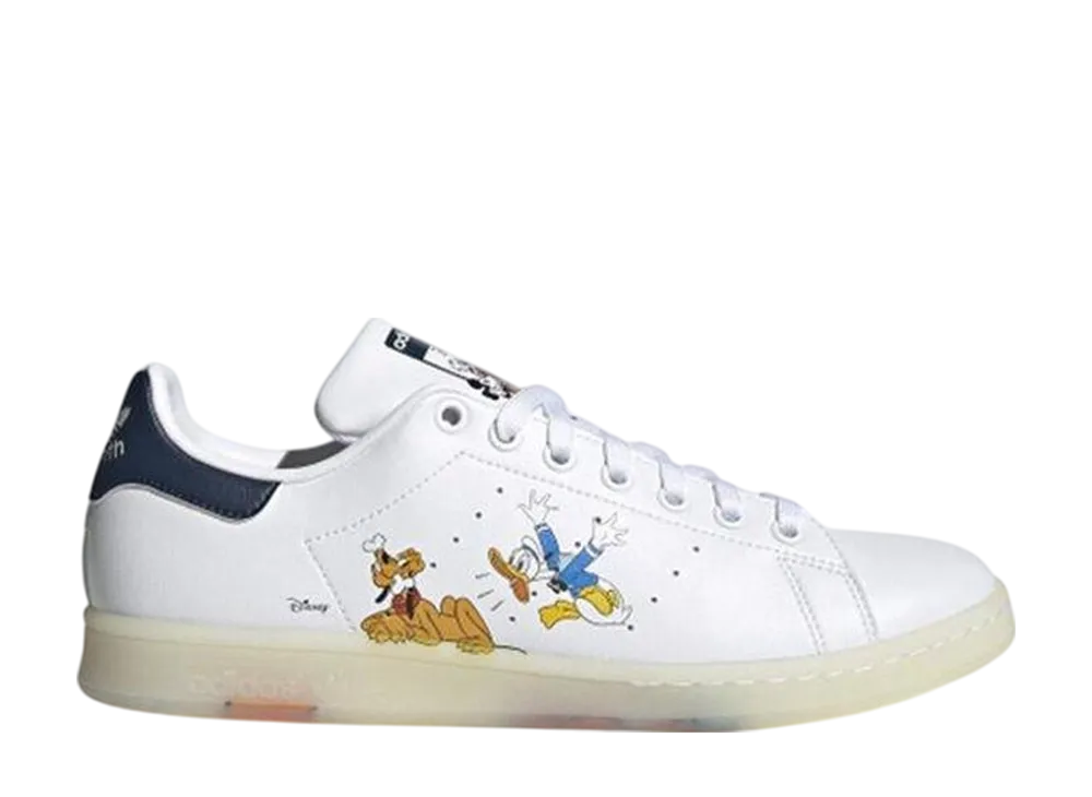 Disney × adidas Stan Smith "Footwear White/Footwear White/Navy"