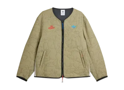 adidas x 100 Thieves Quilted Liner Jacket "Orbit Green"