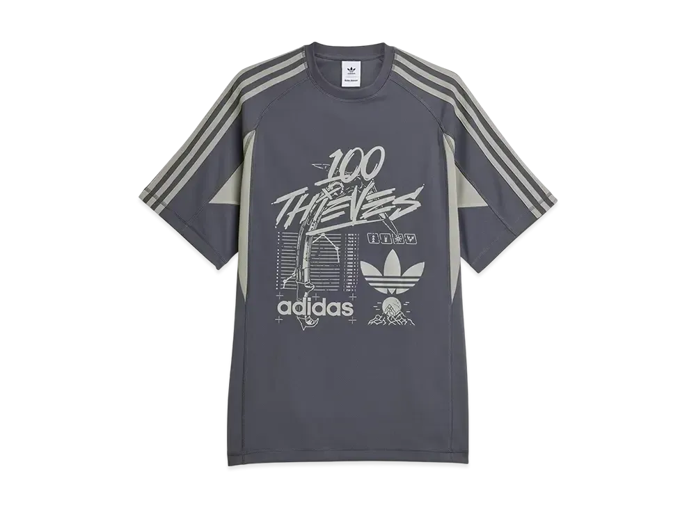 adidas x 100 Thieves T-shirt "Carbon"