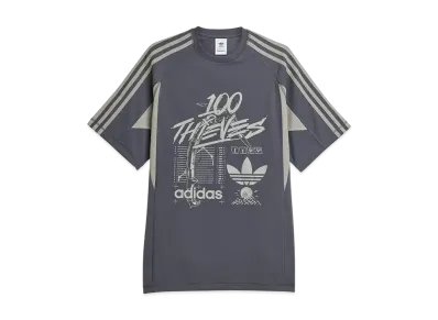 adidas x 100 Thieves T-shirt "Carbon"