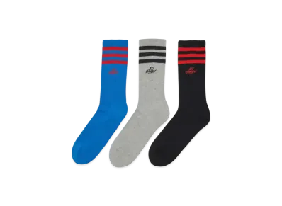 adidas x 100 Thieves Socks "Black/Medium Grey Heather/Blue Bird"