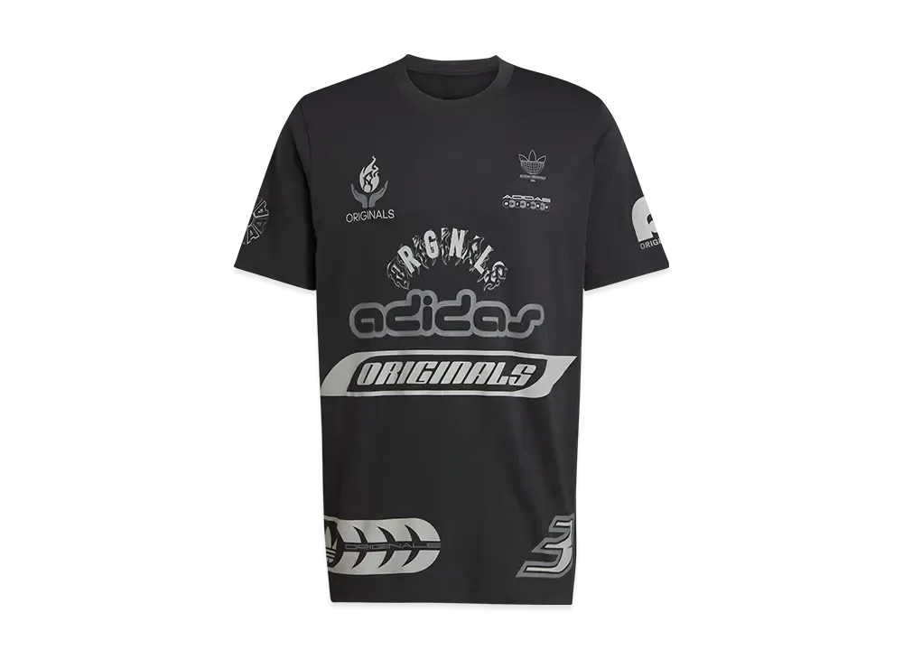 adidas Sponsors Short Sleeved T-shirt "Black"