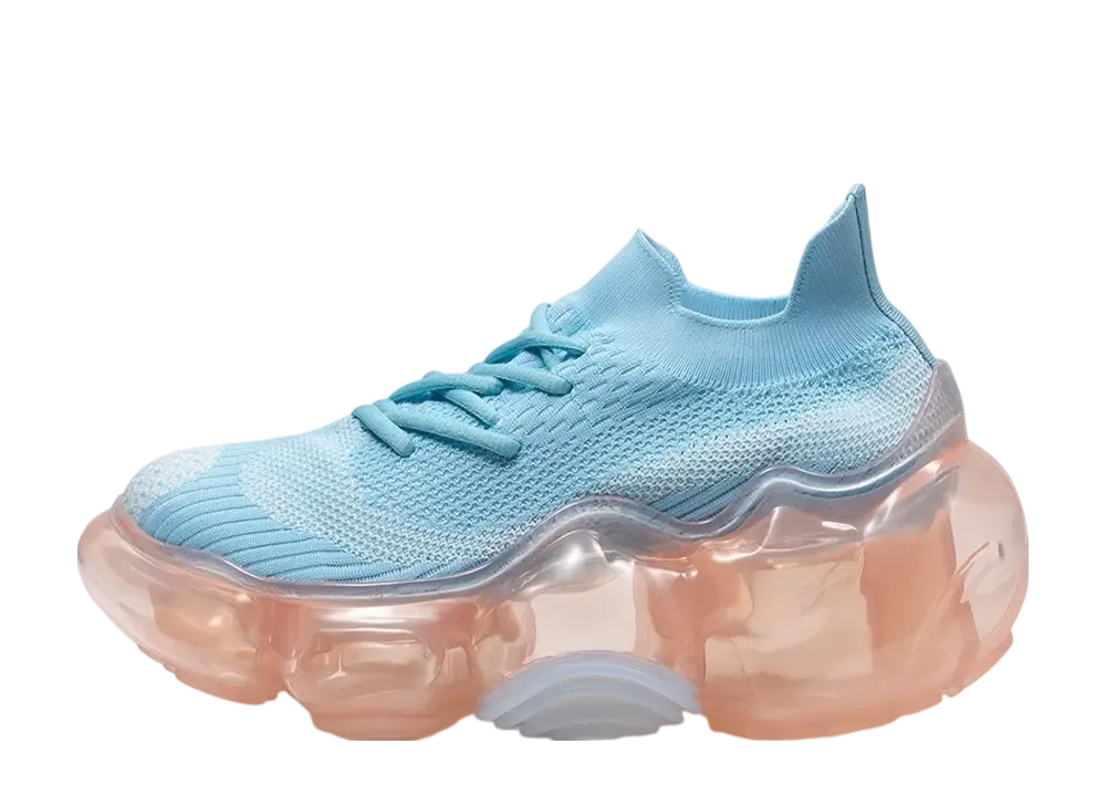 グラウンズ ウィメンズ ムーピー "スカイ/ペールピンク"